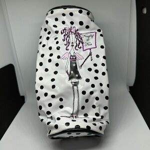 Dolly Mama “Naughty or Nice” Water Resistant Brushes/Makeup Bag